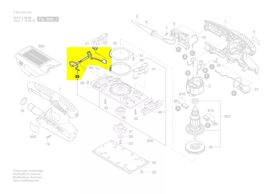 Pince blocage abrasif réf. 2 609 110 415 Bosch